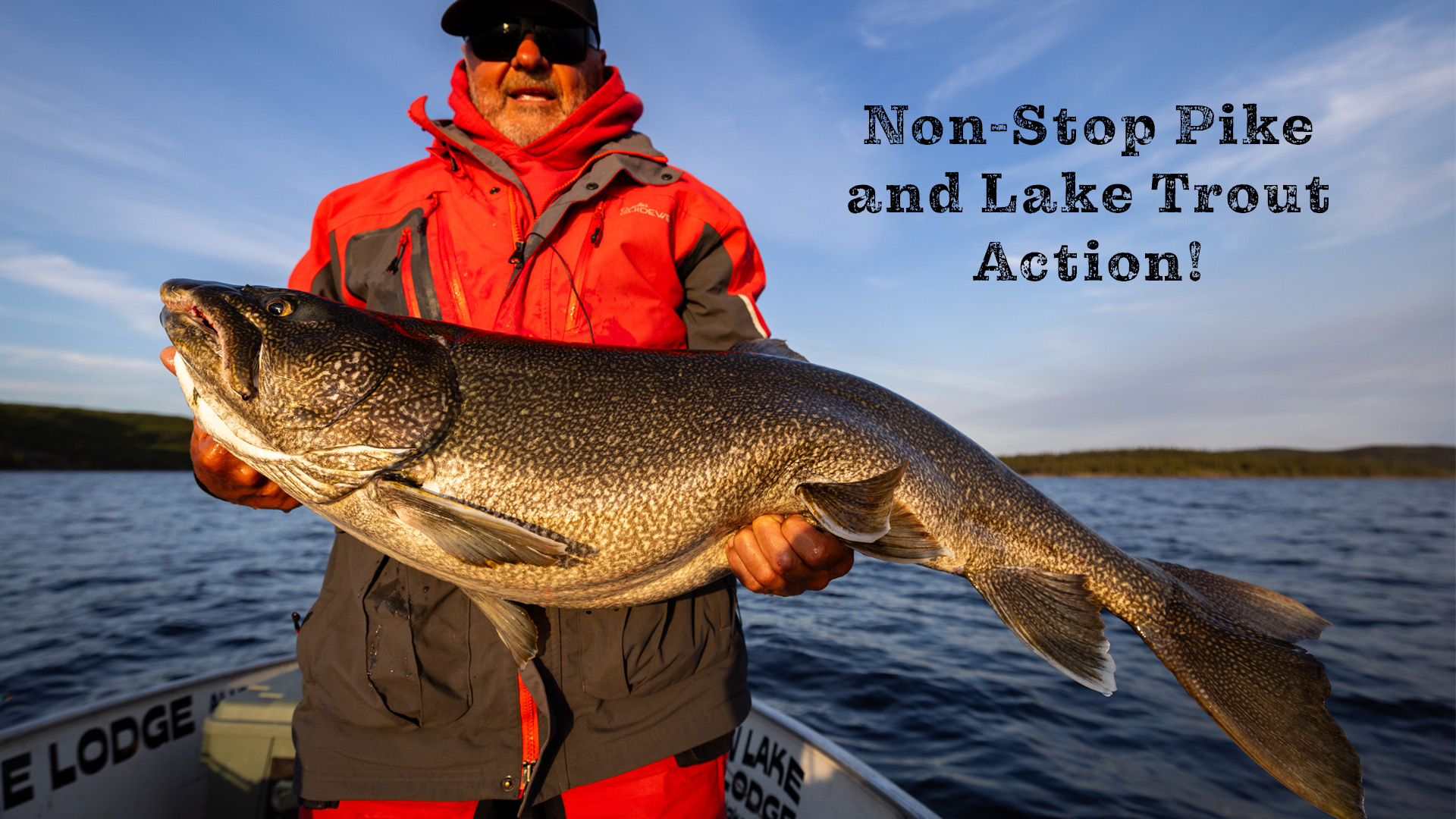 lake trout fishing – Tazin Lake Lodge